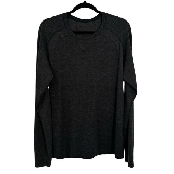 Lululemon Men’s Long Sleeve Active Tee Shirt Gray See Measurements For Size - Picture 1 of 5